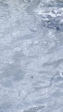 water in the pool