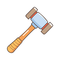 hammer vector icon, hammer vector illustration - simple illustration of hammer, perfect for logos hammer 