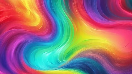 Obraz premium Swirling vibrant colors create dynamic, abstract patterns representing creativity and artistic expression