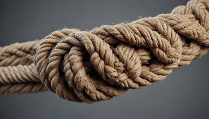 A rope with visible signs of fraying at multiple points along its length, damaged rope ends, frayed sections, multiple frays