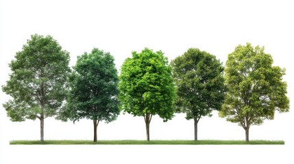 Trees for architectural visualization, presented in various heights and styles, rendered in high definition on a blank background --ar 16:9 --v 6.1 Job ID: b9a17782-d5e8-4ae9-89da-71cfd7bba1a5