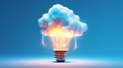 Superb light bulb of starting to learn things