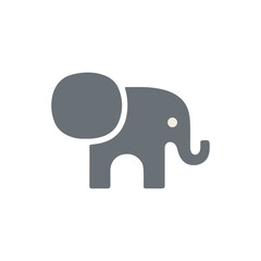 Elephant Elegance logo vector art 