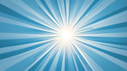 Blue sunburst background / comic background