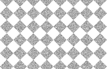 Checker patten graphic background  with luxury glitter texture