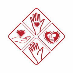 Sharing love and kindness through charity brings people together with open hearts and hands.