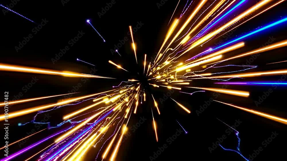 Leinwandbilder exploring vibrant bursts of light in a captivating display of energy and color dynamics