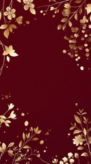 Minimalist Floral Frame for Celebrating Easter and Chinese New Year with Elegant Touches, Perfect for Holiday Greetings and Seasonal Decor