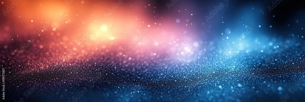 Poster abstract blurred background with colorful bokeh lights creating a dreamy and noisy aesthetic suitabl