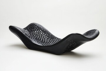 Detailed Aerospace Grade Composite Material on White Background