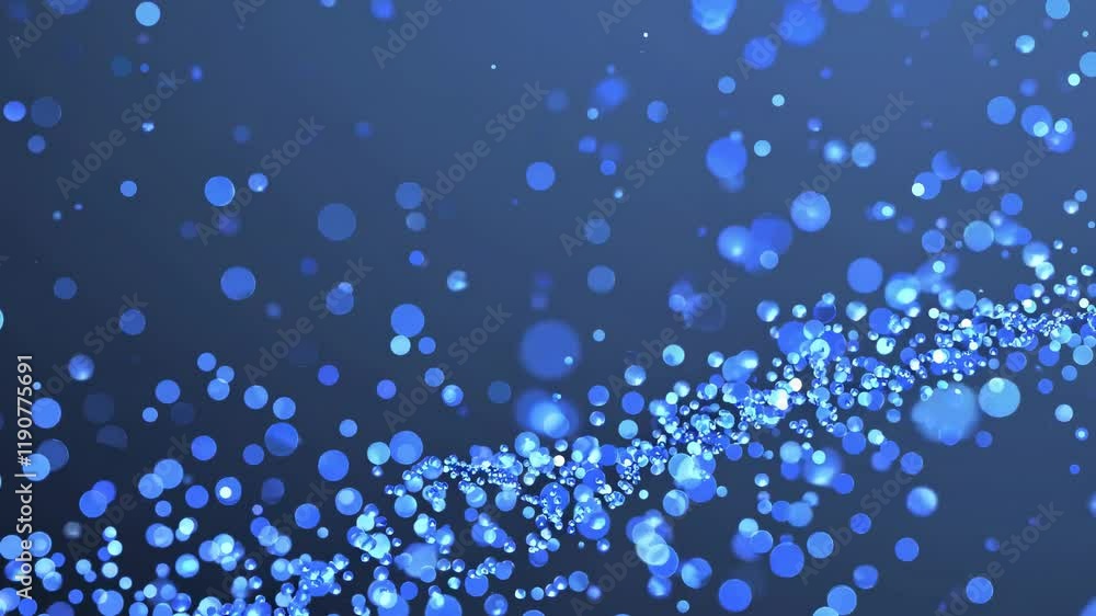 Leinwandbilder bubbles floating in blue water create a mesmerizing aquatic display at an underwater location in ser