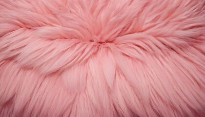 Fototapeta premium Soft Pink Sheepskin Background. 6