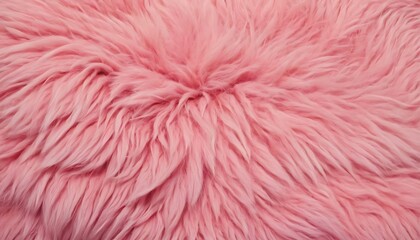 Fototapeta premium Soft Pink Sheepskin Background. 2