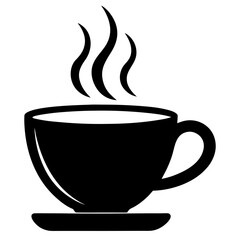 Coffee Silhouette: Remote Work Inspiration in Minimal Style ☕️ cup cafe
