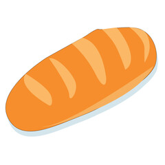 A loaf of white bread.