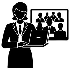 Virtual Assistant Setting Up Online Events: Remote Work Revolution    