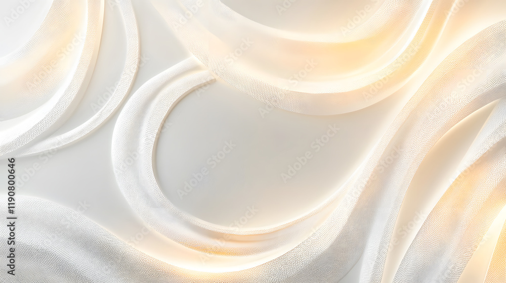 Poster abstract wave pattern design digital art modern aesthetic soft tones close-up visual art for backgro