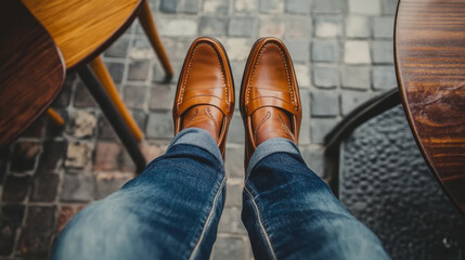 Casual footwear showcase urban setting close-up photography cozy atmosphere fashion concept lifestyle vibes