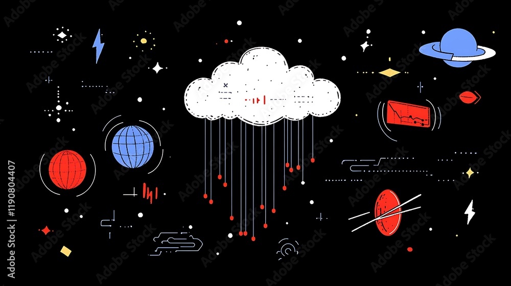 Poster embracing the future of cloud computing and data storage solutions