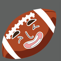 american football mascot. american football mascot