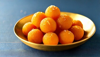 Generated image Diwali festival sweets with Diya lamp and Gift box on the table, 2024 Happy Diwali greeting image