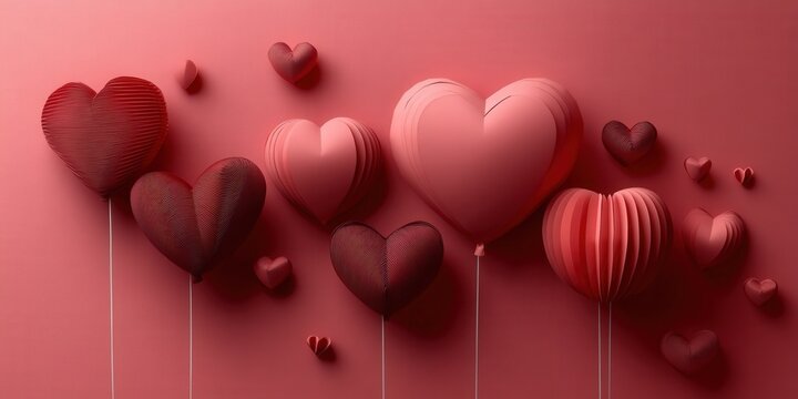 Collection of valentines day wallpapers featuring hearts and romantic themes for digital devices valentine day