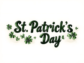 Fototapeta premium St. Patrick's Day text