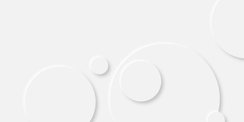 Abstract pattern of gray  spheres. 3d rendering red photo of background. Gradient background with neomorphism circles. Circular frame banner. Realistic paper surface. Vector illustration.