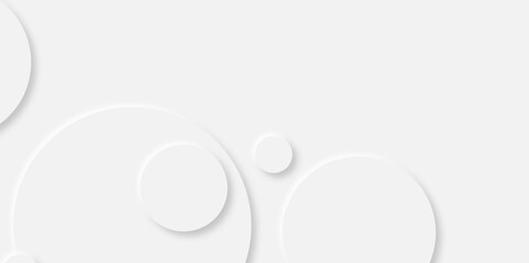 Abstract pattern of gray  spheres. 3d rendering red photo of background. Gradient background with neomorphism circles. Circular frame banner. Realistic paper surface. Vector illustration.