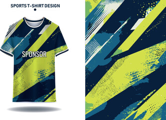 Sports jersey and background Design