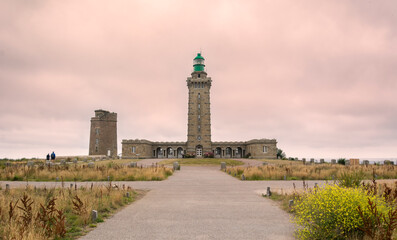Bâtiment du pharde du cap Frehel en Bretagne