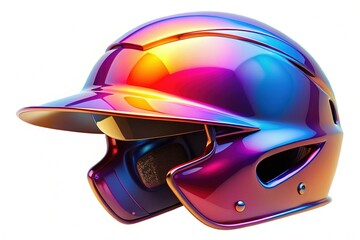 Fototapeta premium Youth Baseball Helmet, Isolated on Transparent Background - Sport Equipment Stock Photo
