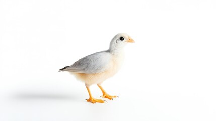 Fototapeta premium Chick of a Secretary Bird. Generative AI