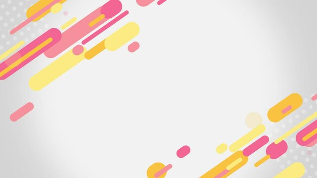 ポップなストライプの背景動画