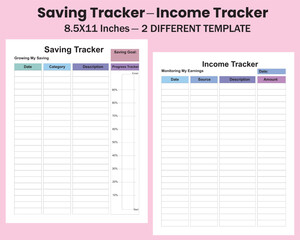 Saving & Income Tracker