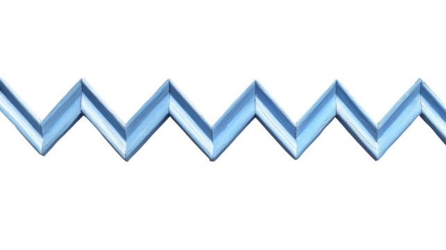 Zigzag line for section divider transparent background