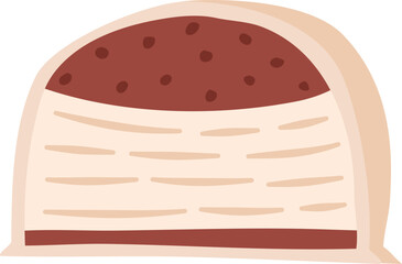 Hand drawn Chocolate Truffle Illustration