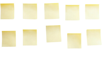 Yellow sticky note transparent background