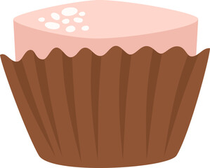 Hand drawn Chocolate Truffle Illustration