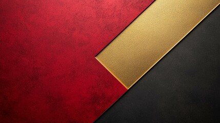 Red and gold textured metal background design for vintage banners and Christmas decoration templates