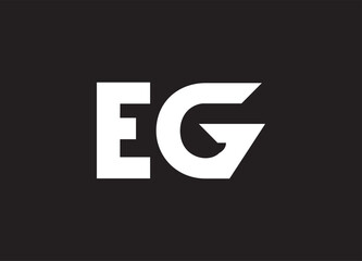 EG letter logo and initial logo design