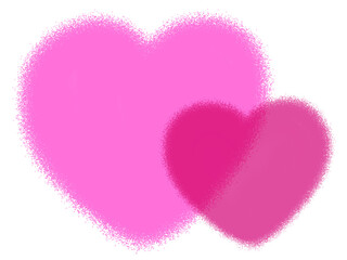 ピンクのハート/バレンタイン 