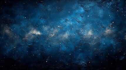 Textured Starry Sky with Blue Gradients. Generative AI