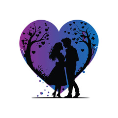 HAPPY VALENTINES COUPLE VECTOR.1