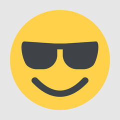 A yellow face emoji icon