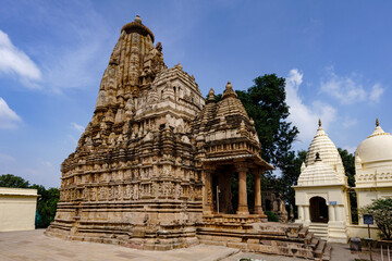 India. Madhya Pradesh state. The Khajuraho Group of Monuments are a group of Hindu and Jain...