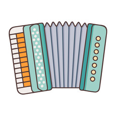 accordion vector icon, accordion vector illustration - simple illustration of accordion, perfect for logos accordion 