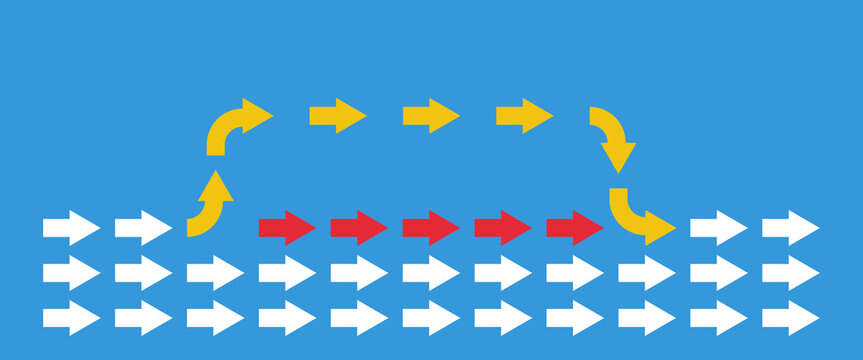 alternative way to same goal, detour dangerous path