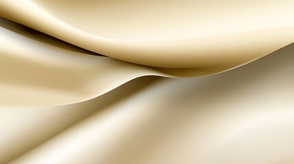 Fototapeta premium Abstract Beige Fabric Draped Softly Elegant