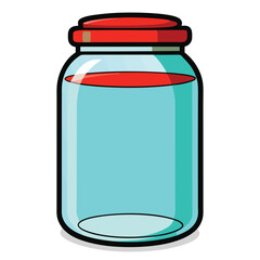 glass jar with a jar